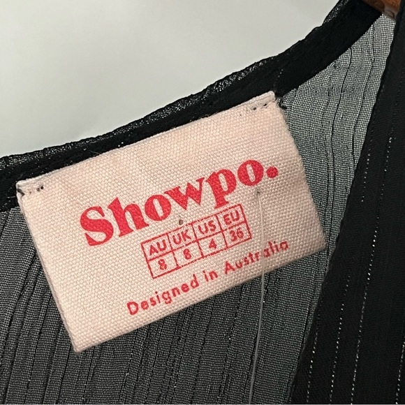 Showpo US4 Dangerous Woman Black Maxi Dressbell sleeve witch sexy goth 0864 - Picture 13 of 15